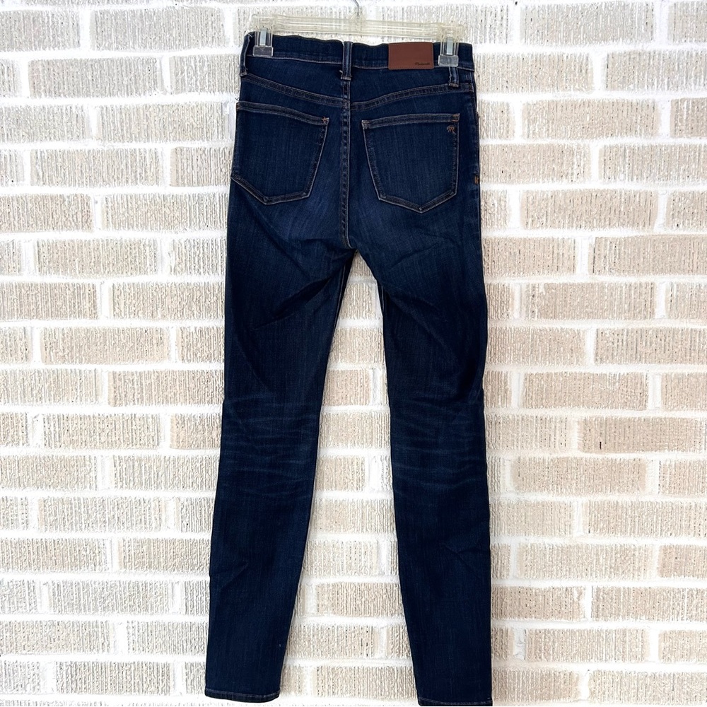 MADEWELL High Rise Dark Wash Skinny Jeans - Picture 7 of 9